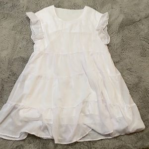Super cute flowy white dress